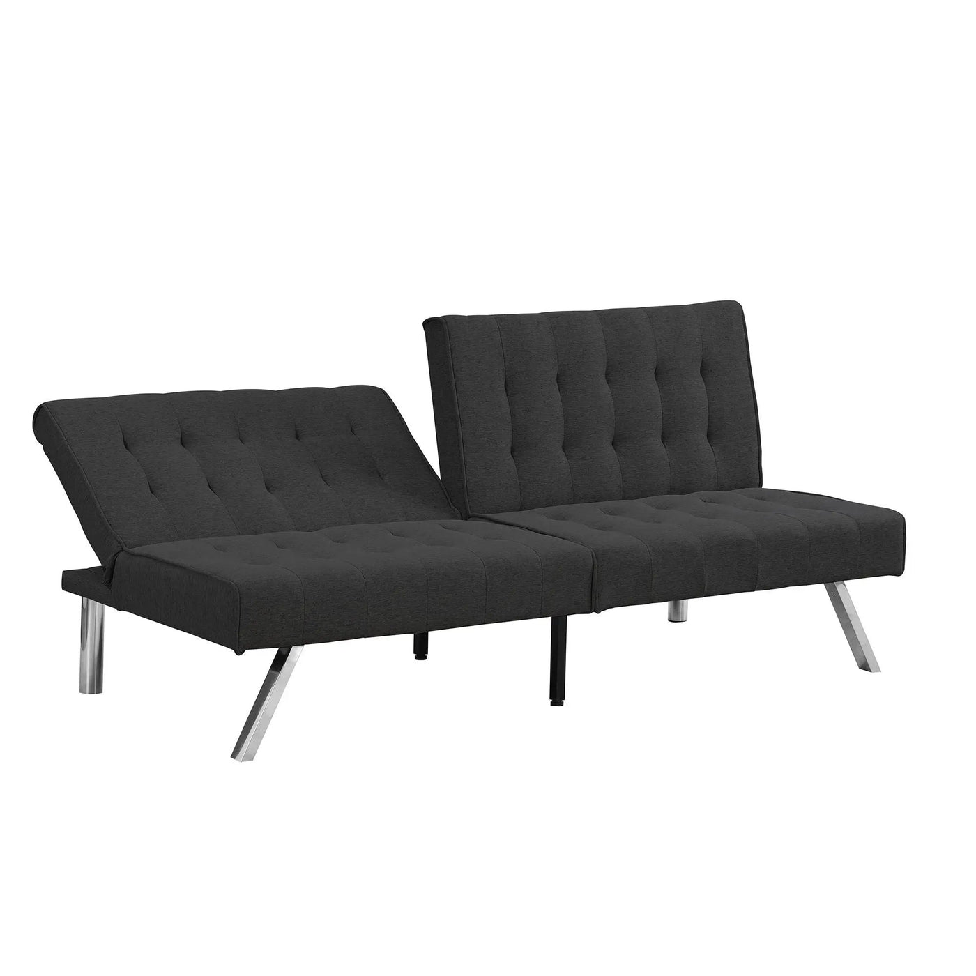 Modern Sofa Bed With Wood Frame And Stainless Legs by HouseOfZazla