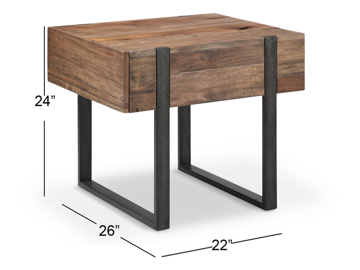 Prescott - Modern Reclaimed Wood Table, photo 6 of 10