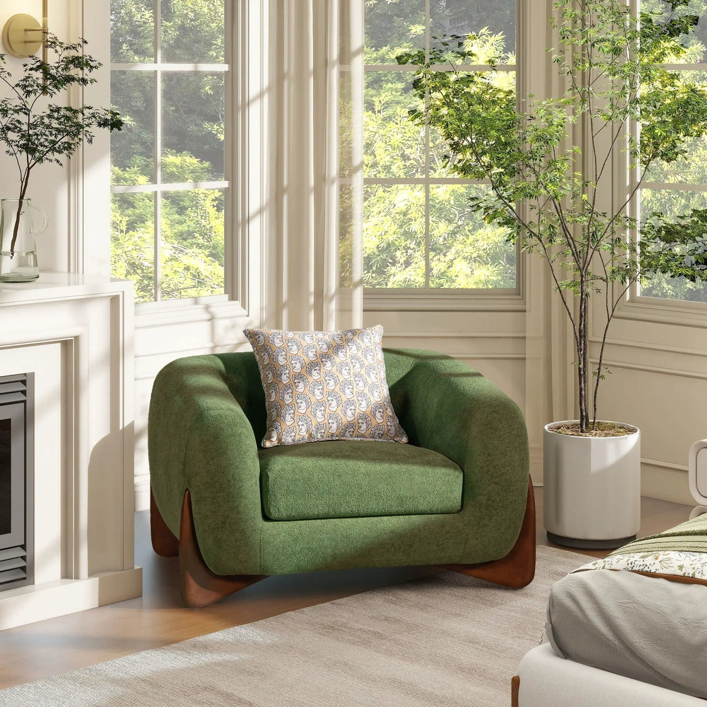 Alpine - Sherpa Arm Chair by Unique Piece Furniture