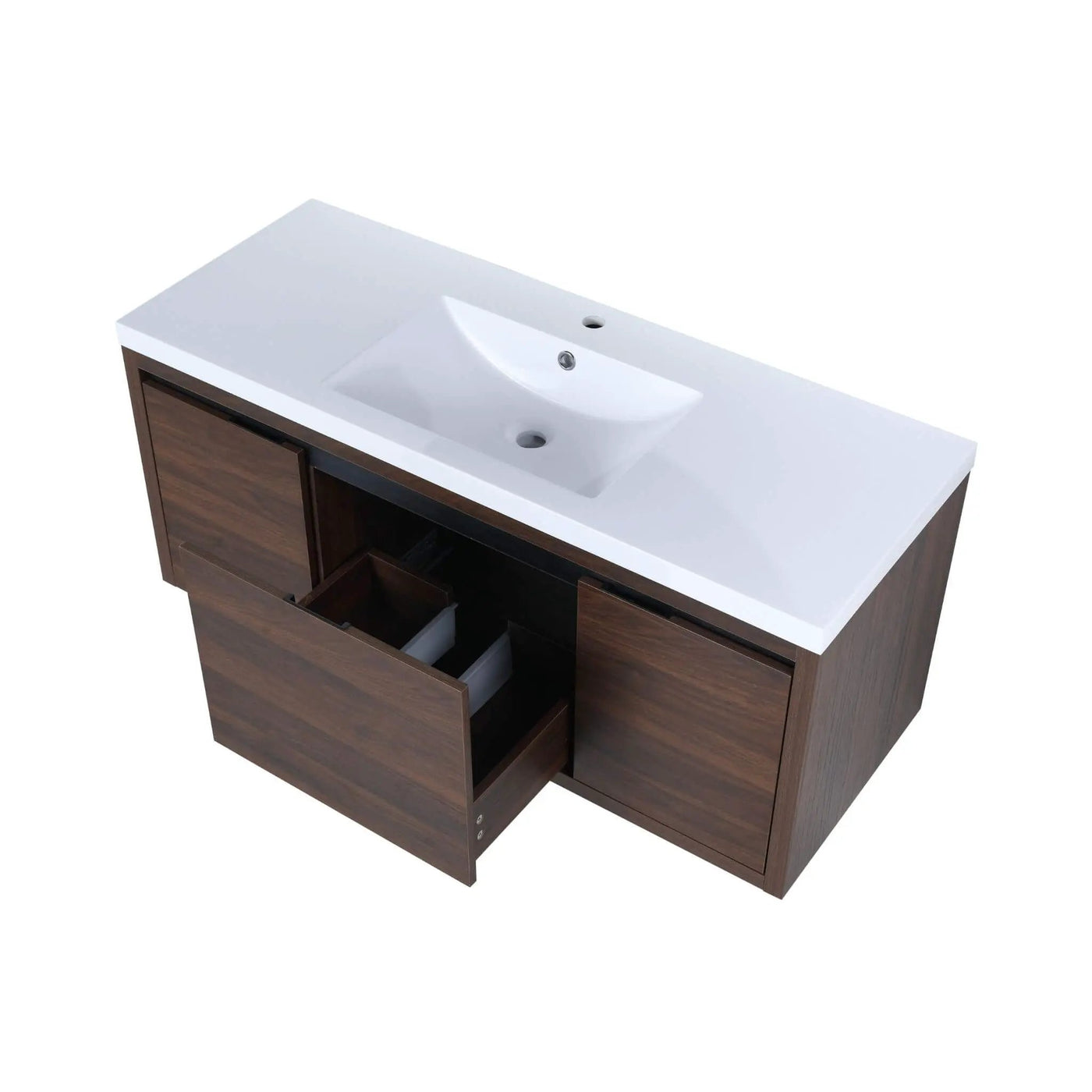 Floating Bathroom Vanity With Resin Sink Soft Close Doors (SAK82560) by SAKSBY WHOLESALE
