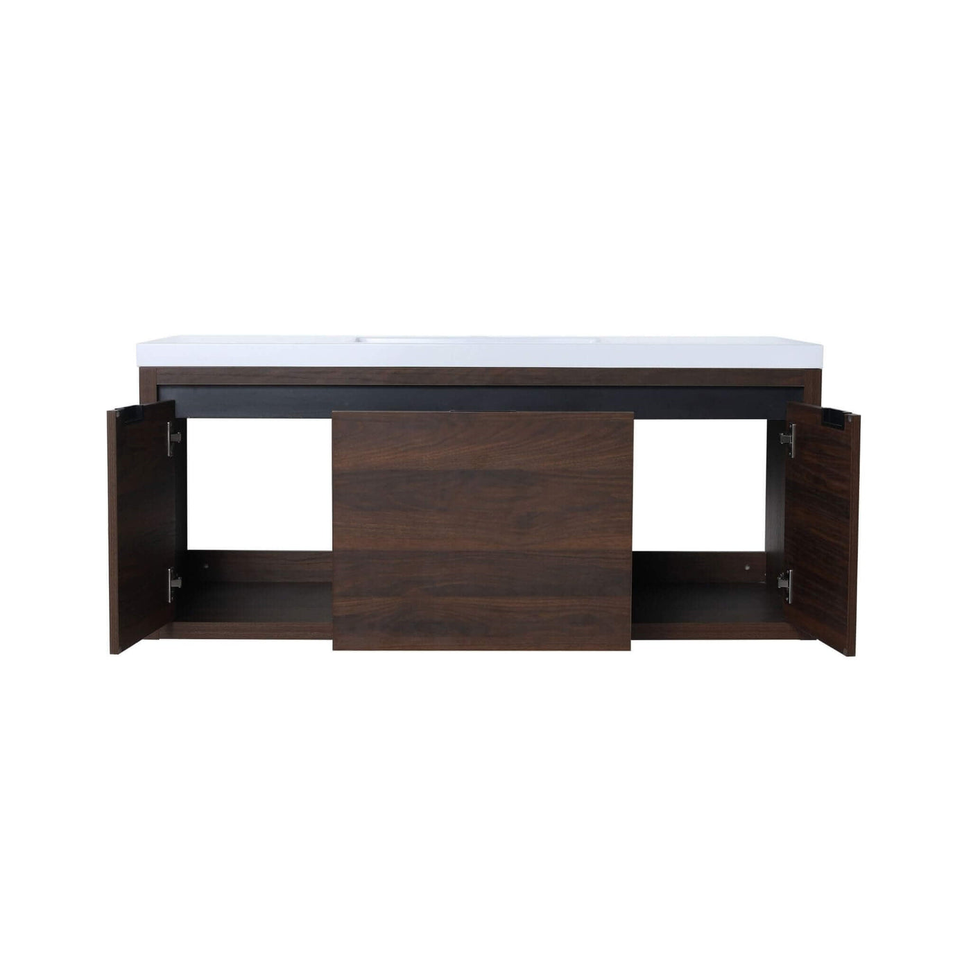 Floating Bathroom Vanity With Resin Sink Soft Close Doors (SAK82560) by SAKSBY WHOLESALE