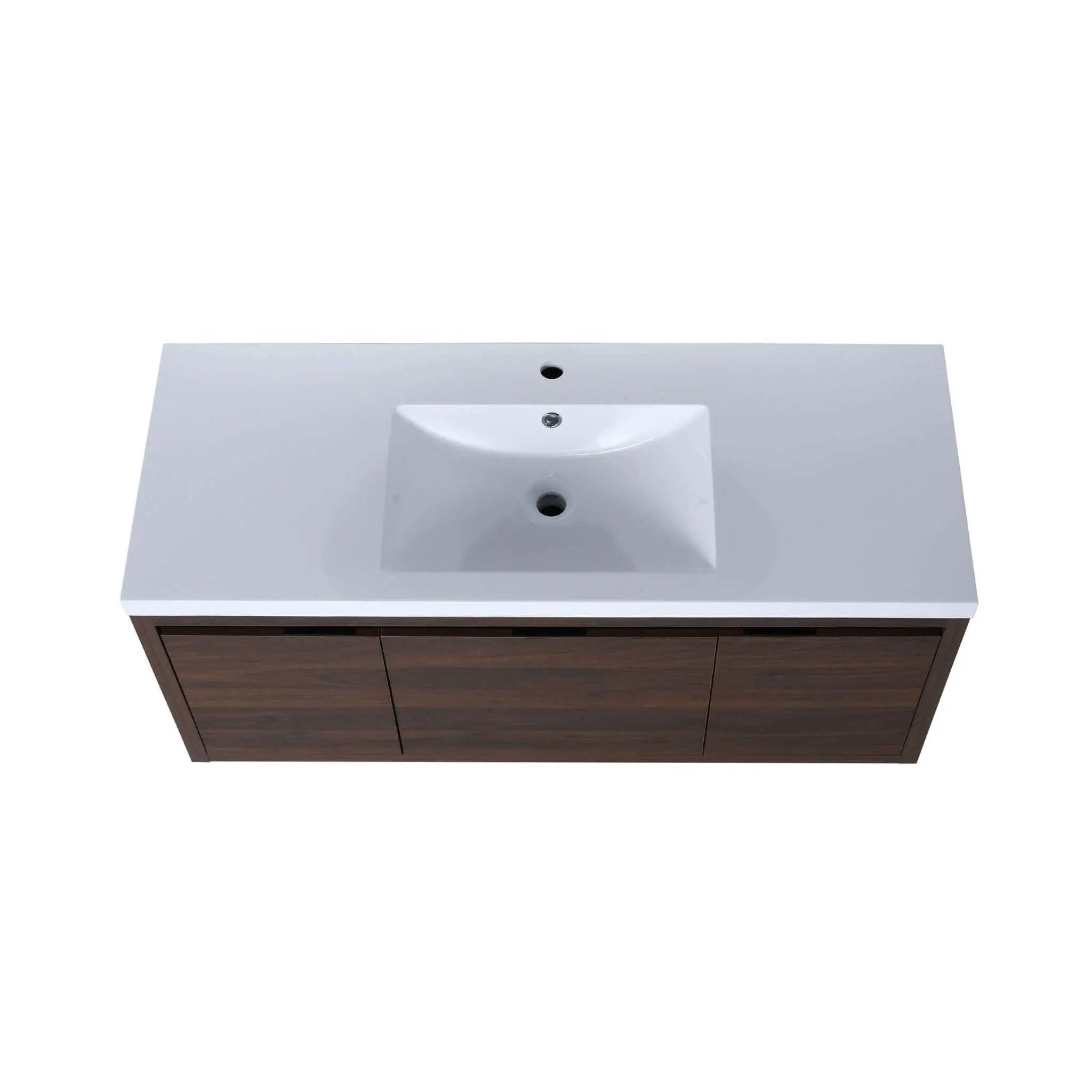 Nuvia Floating Bathroom Vanity With Resin Sink Soft Close Doors (SAK82560) by SAKSBY WHOLESALE