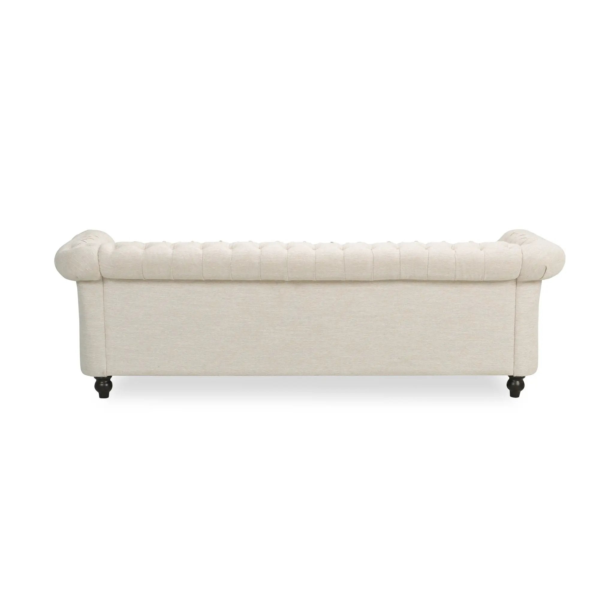 Chesterfield Style 3 Seater Sofa With Deep Button Tufting by HouseOfZazla