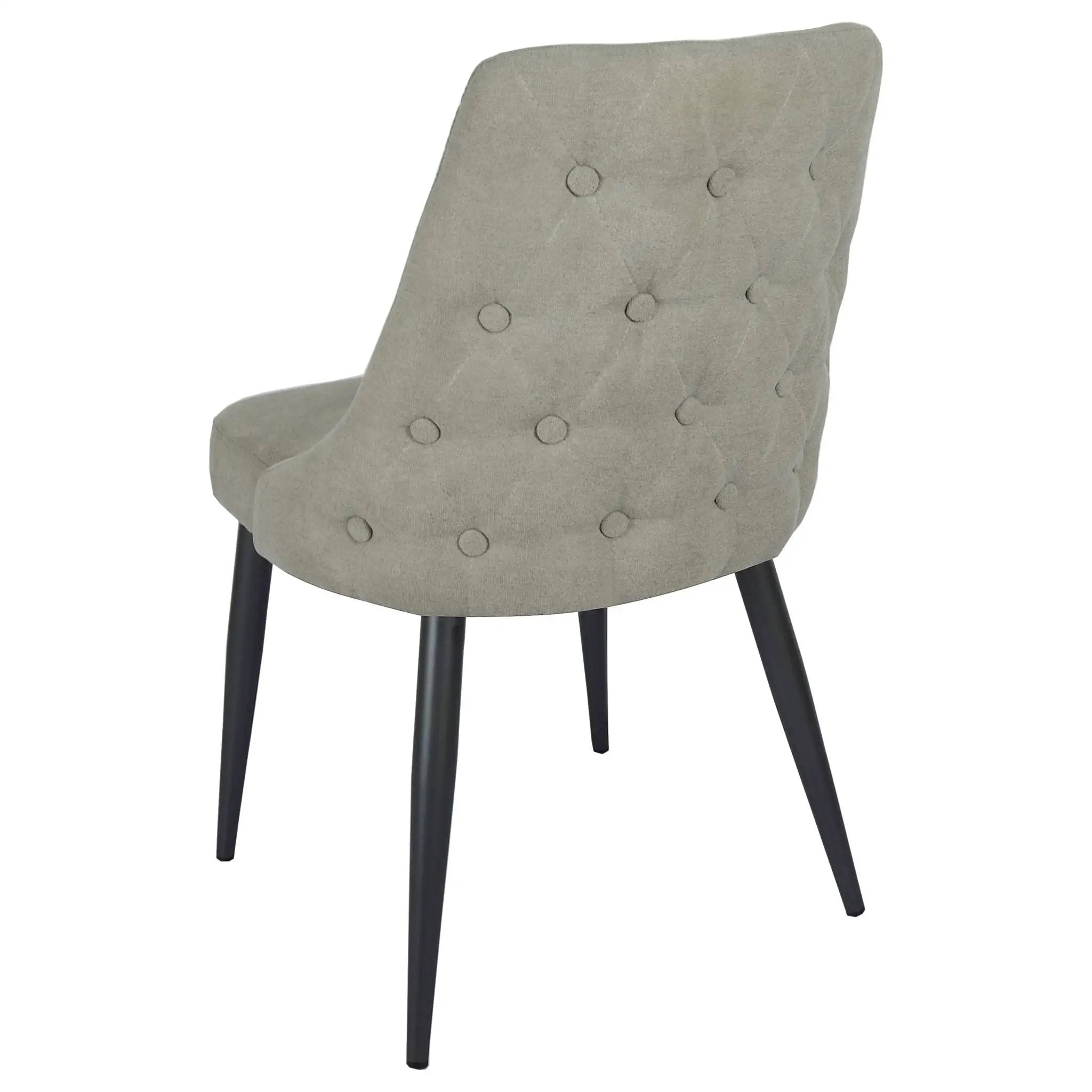 Cosmo Upholstered Dining Side Chair Light Grey (Set of 2) by Unique Piece Furniture