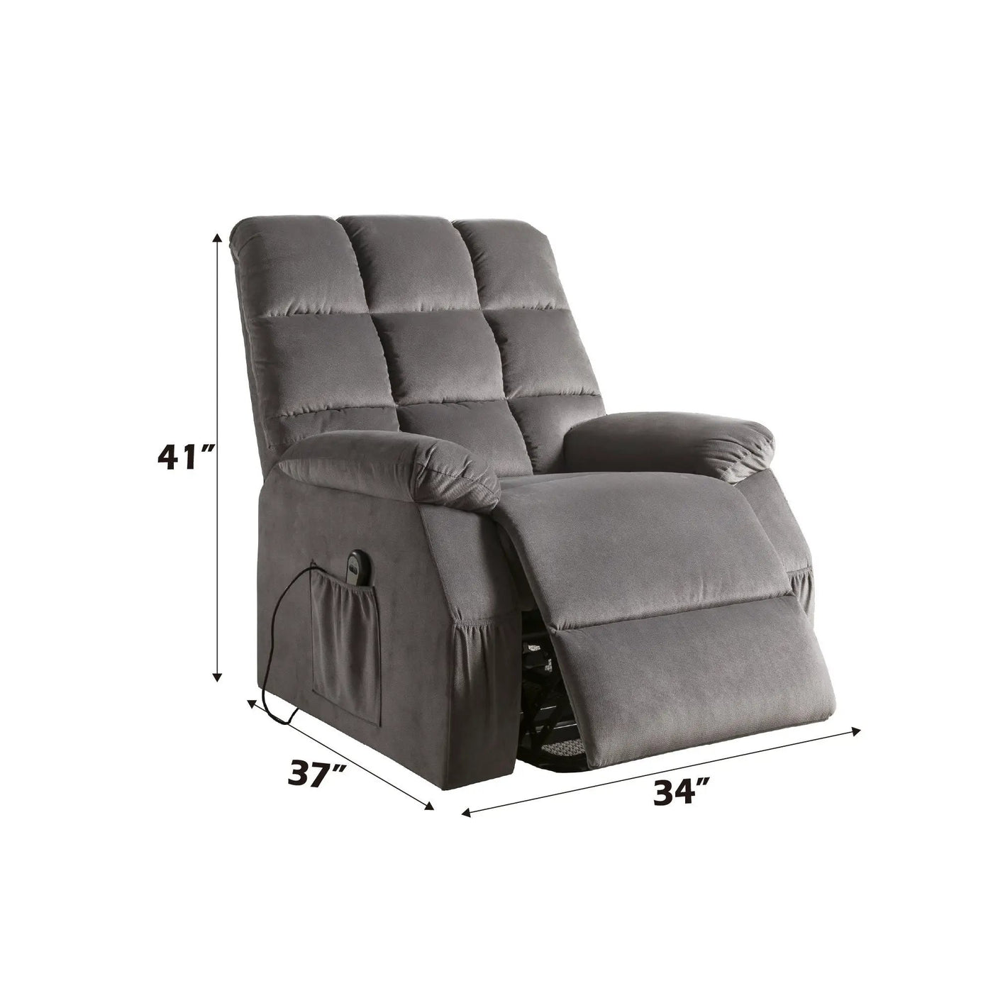 Ipompea - Recliner w/Power Lift & Massage by Unique Piece Furniture