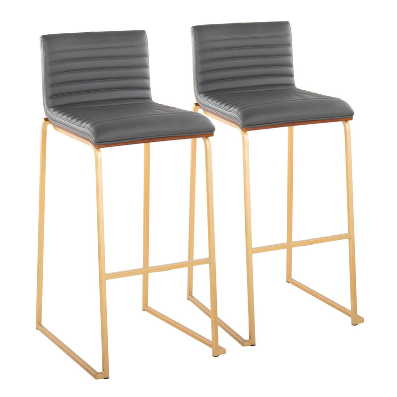 Mason Mara - Contemporary Versatile Desig Fixed Height Barstool (Set of 2) by Unique Piece Furniture
