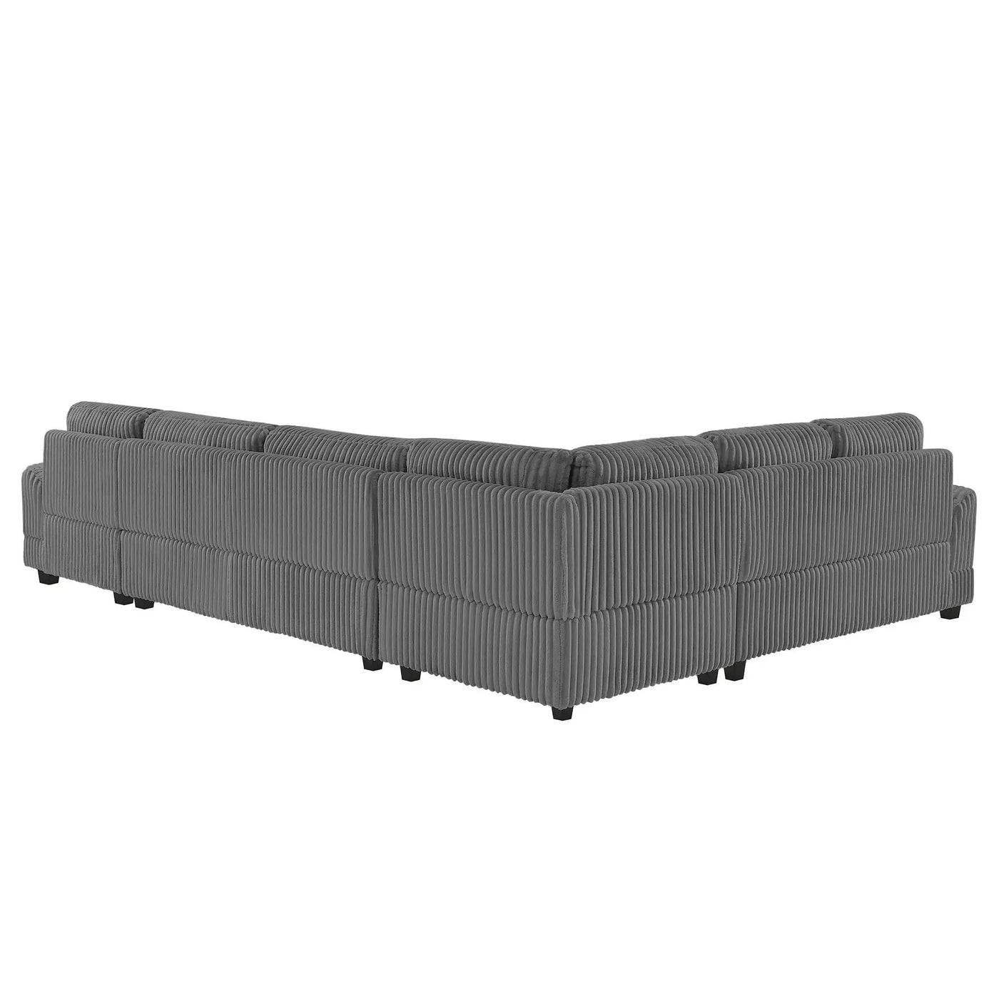 Oversized Sectional Sofa U - Shaped Sofa Couch Modern Sofa Upholstered In Soft With A Chaise Lounge For Living Room by HouseOfZazla