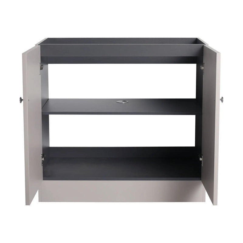 Modern Freestanding Bathroom Vanity With Soft Close Cabinet Doors