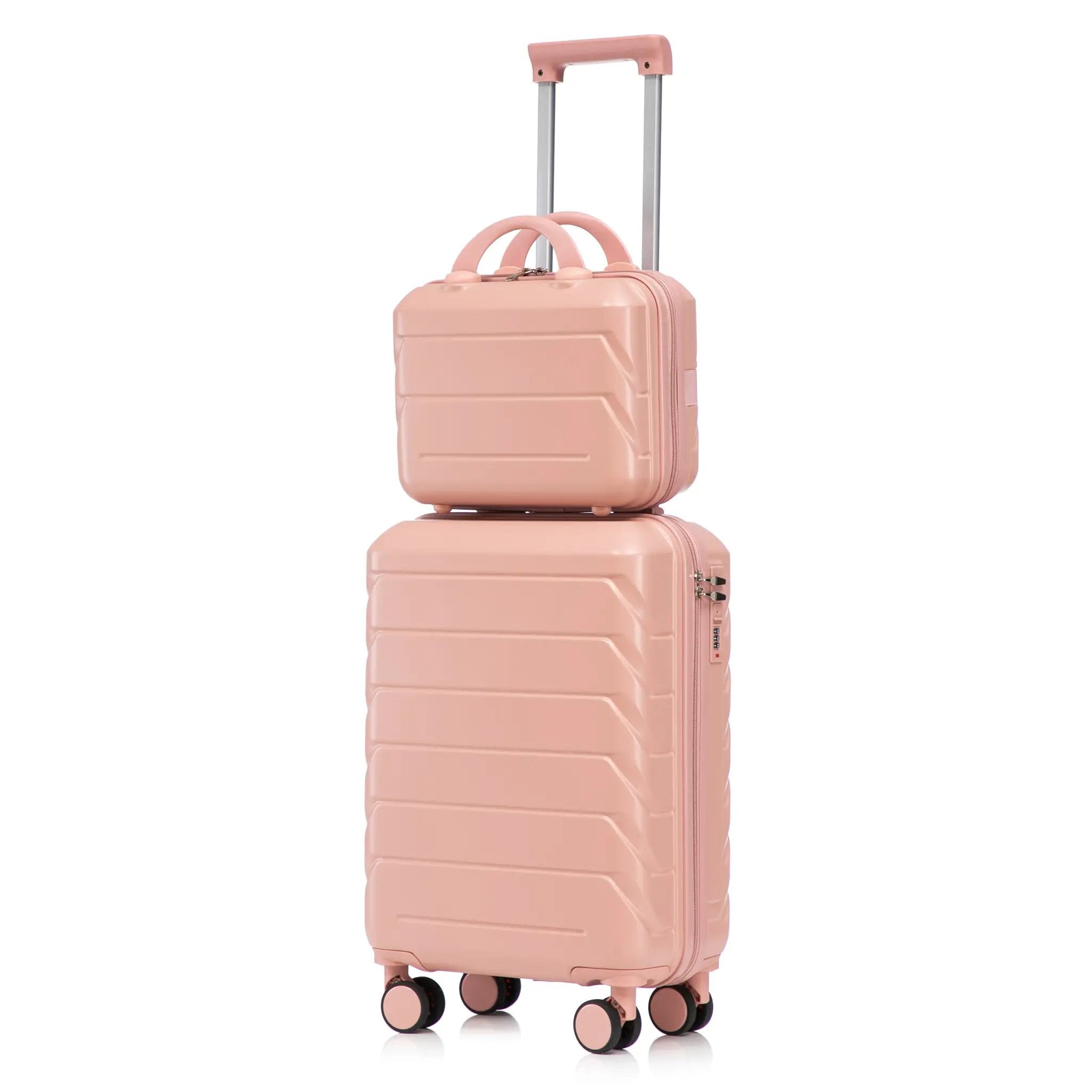 2-Piece ABS Spinner Wheel Luggage Set with Combination Lock by HouseOfZazla