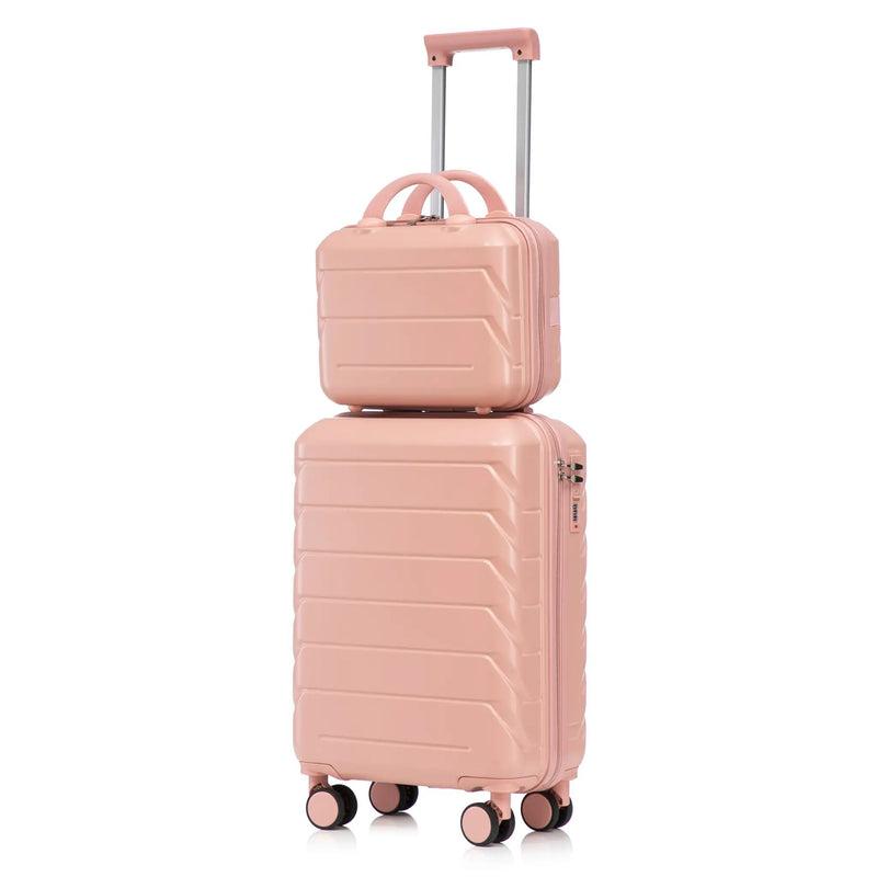 2-Piece ABS Spinner Wheel Luggage Set with Combination Lock by HouseOfZazla
