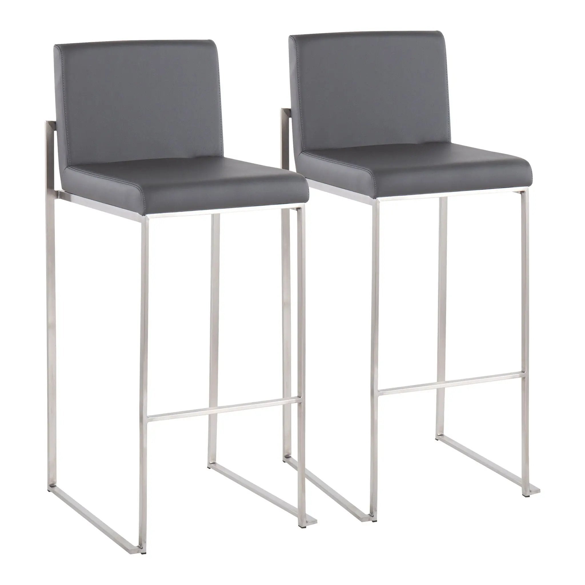 Fuji - Contemporary And Modern Elegance High Back Barstool by Unique Piece Furniture