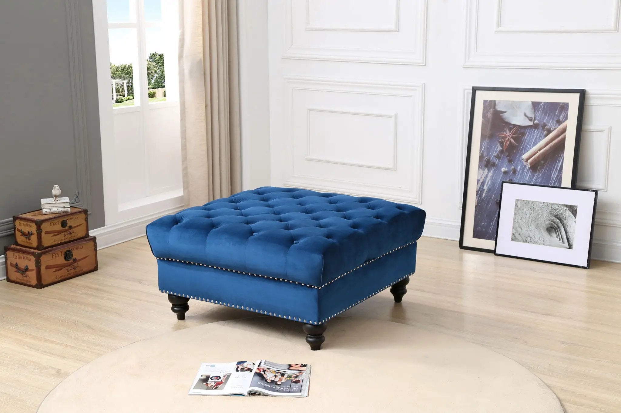 Soft Charming Traditional Ottoman by HouseOfZazla