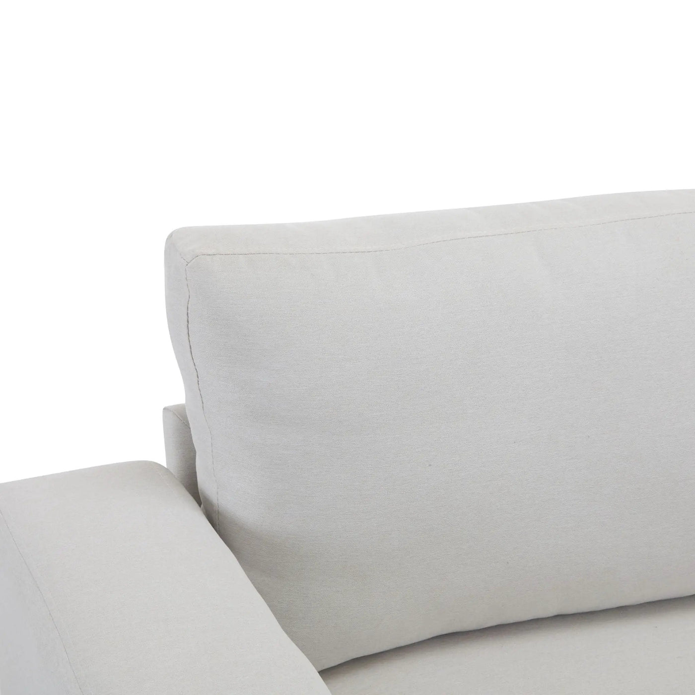 Modern Square Arm Sofa With Soft Fabric Upholstery, Deep Cushions by HouseOfZazla