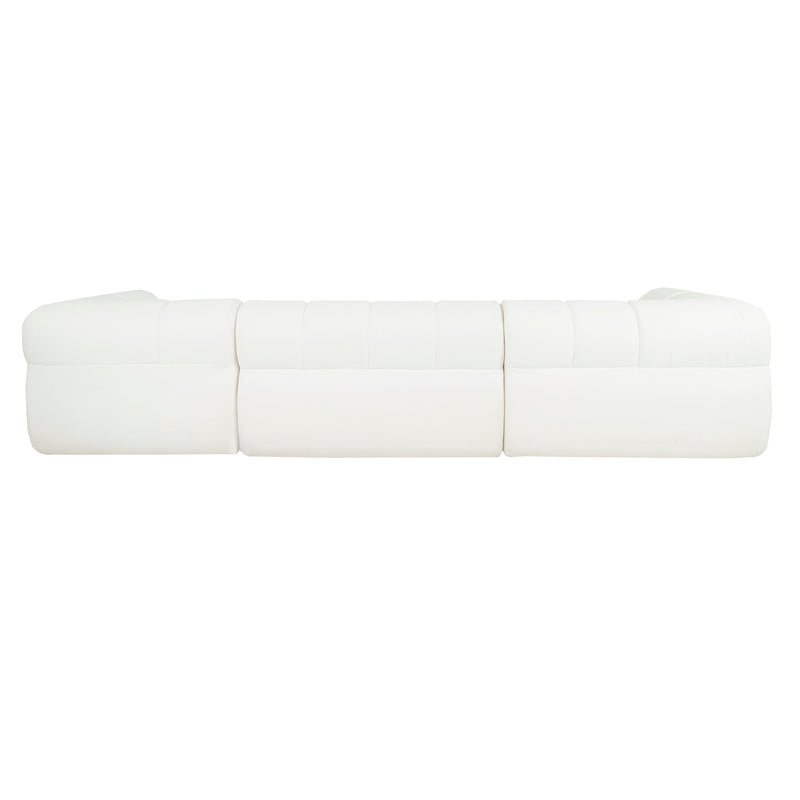 122" Modern L-Shaped Sectional Sofa with Chaise Lounge by HouseOfZazla