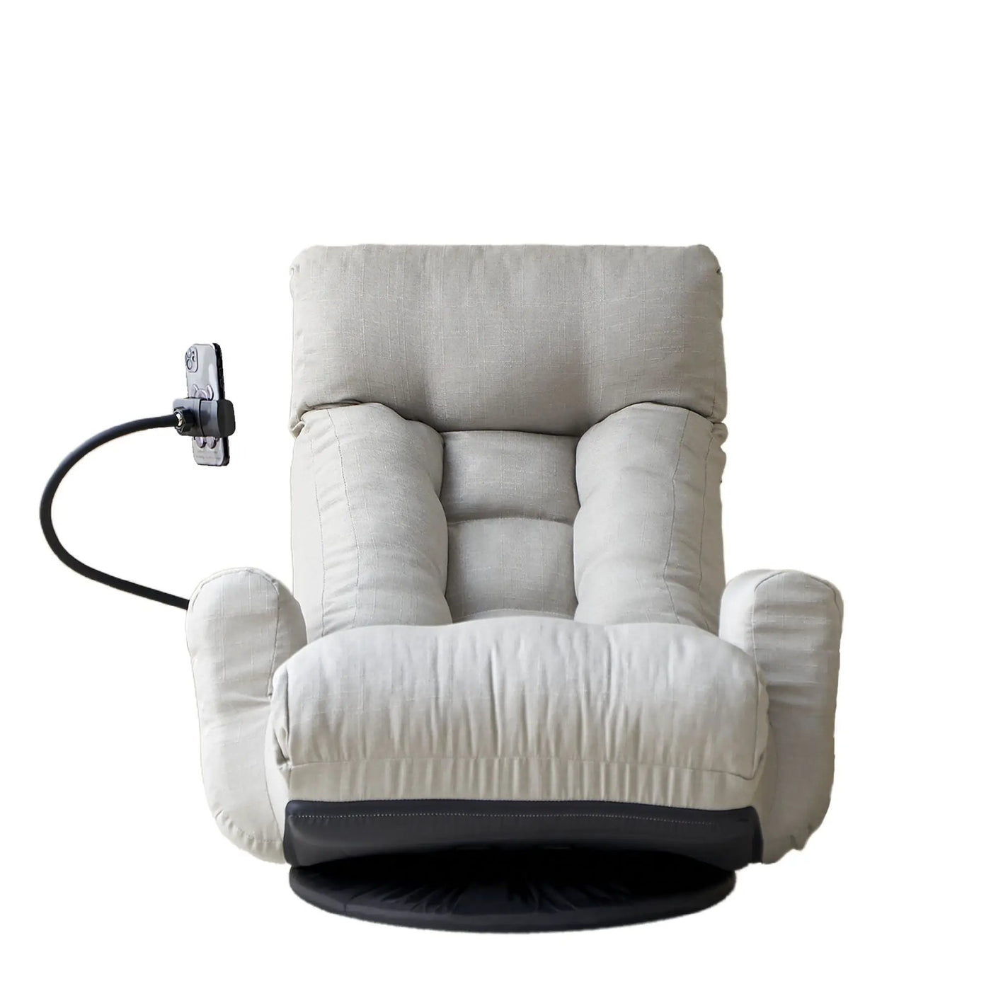 Adjustable Swivel Lounge Chair With 360 Degree Rotating Seat And Headrest Support by HouseOfZazla