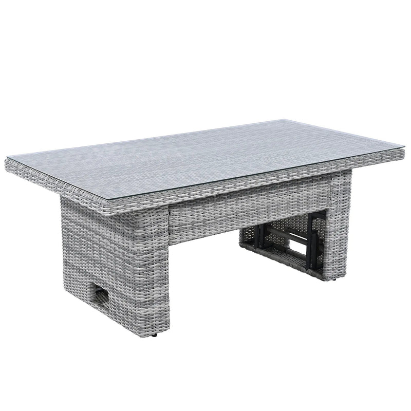 Outdoor Furniture Set Patio Rattan with Recliners and Tables by HouseOfZazla
