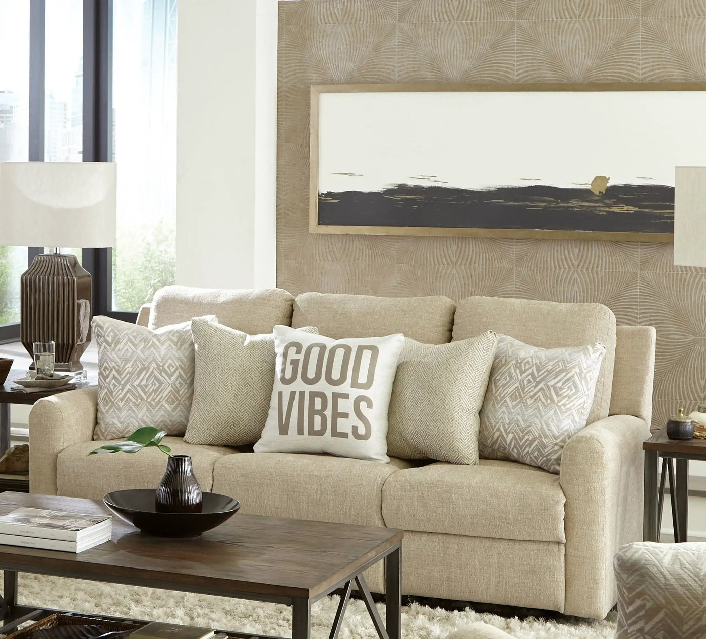 Calvin - Reclining Sofa by Unique Piece Furniture