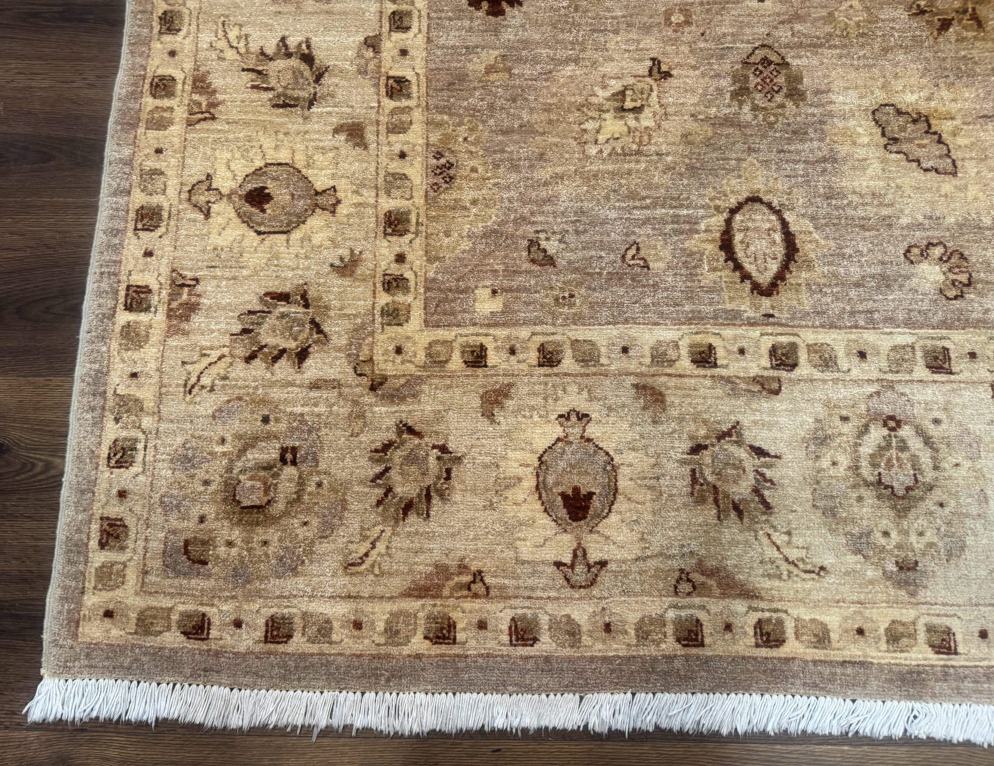 Pakistani Peshawar Rug 8x11, Indo Persian Mahal Carpet, Traditional Wool Oriental Rug by Jewel Rugs
