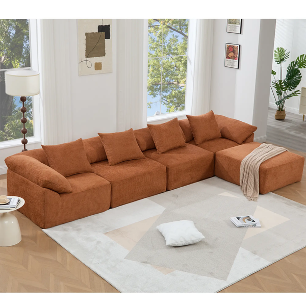 142" L Shaped Modular Sectional Sofa, photo 2 of 10