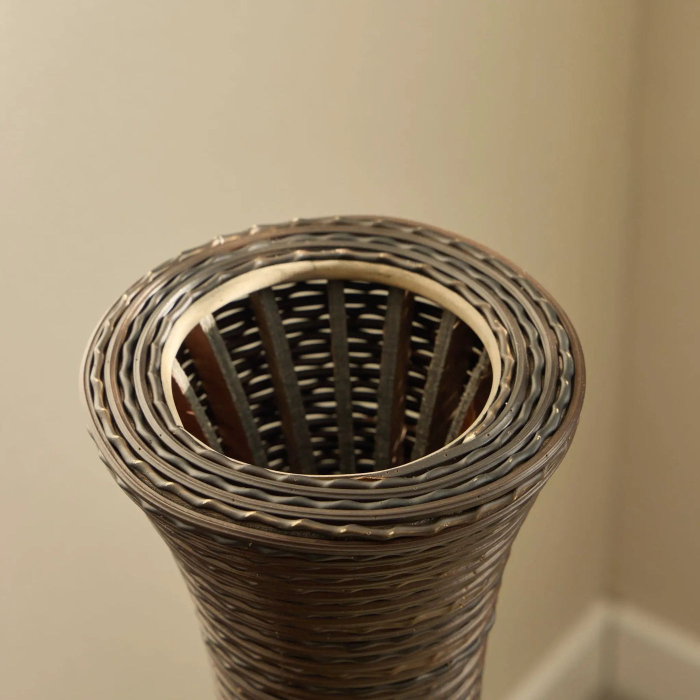 Tall Designer Floor Vase With Elegant 2 Tone by HouseOfZazla
