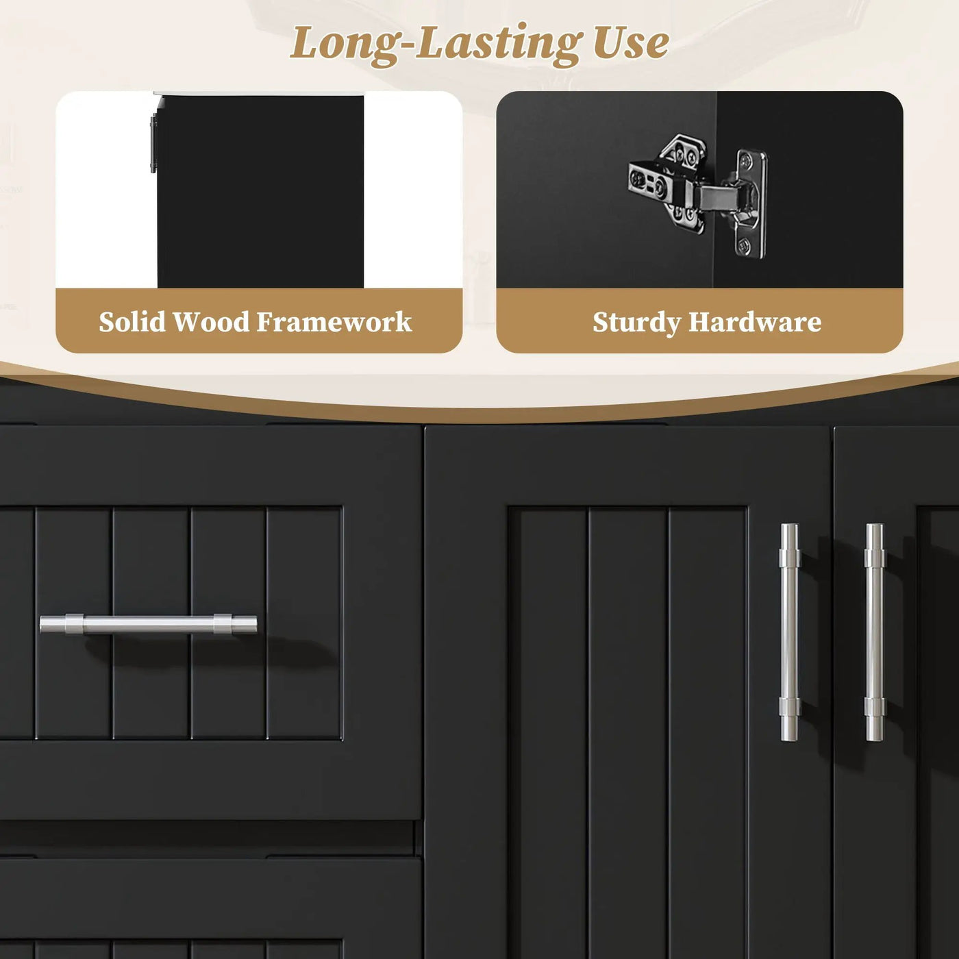 Wall Mounted Bathroom Vanity & Sink, 2 Drawers by HouseOfZazla