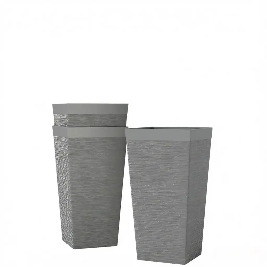 Stackable Design Tapered Planters - 3 Piece Set by HouseOfZazla