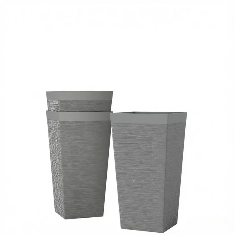 Stackable Design Tapered Planters - 3 Piece Set by HouseOfZazla