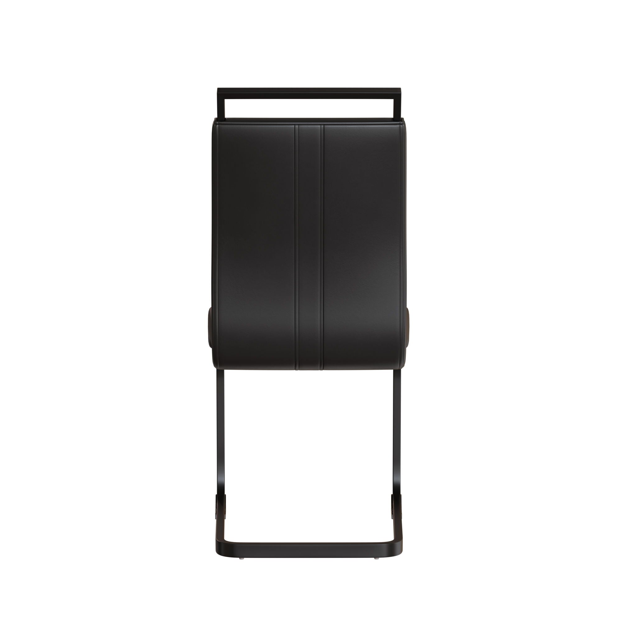 Modern Dining Chairs With High Back Upholstered Design Metal Legs by HouseOfZazla