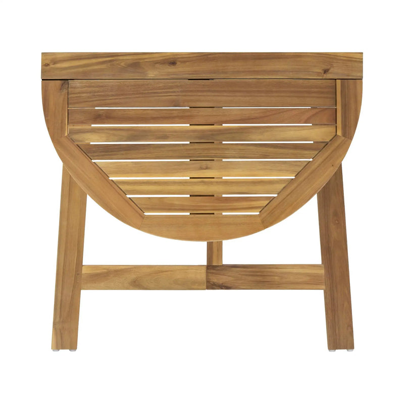 Outdoor 3 Piece Half Round Folding Bistro Set by HouseOfZazla