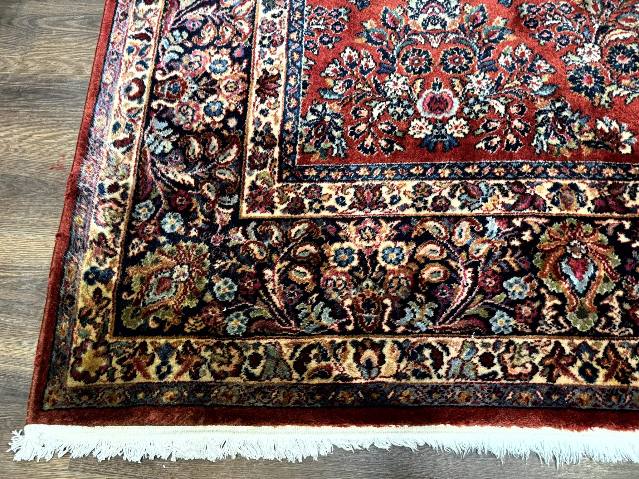 10x18 Karastan Sarouk Rug #785, Wool Large Palace Sized Vintage Karastan Carpet by Jewel Rugs