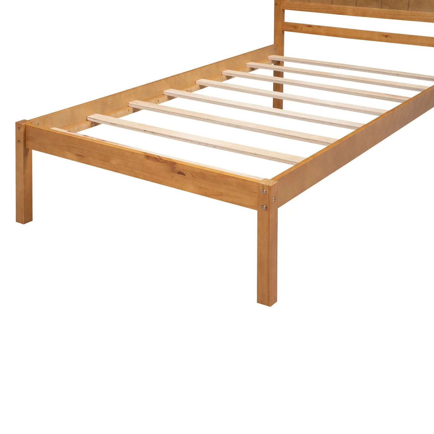 Platform Bed Frame With Headboard by HouseOfZazla