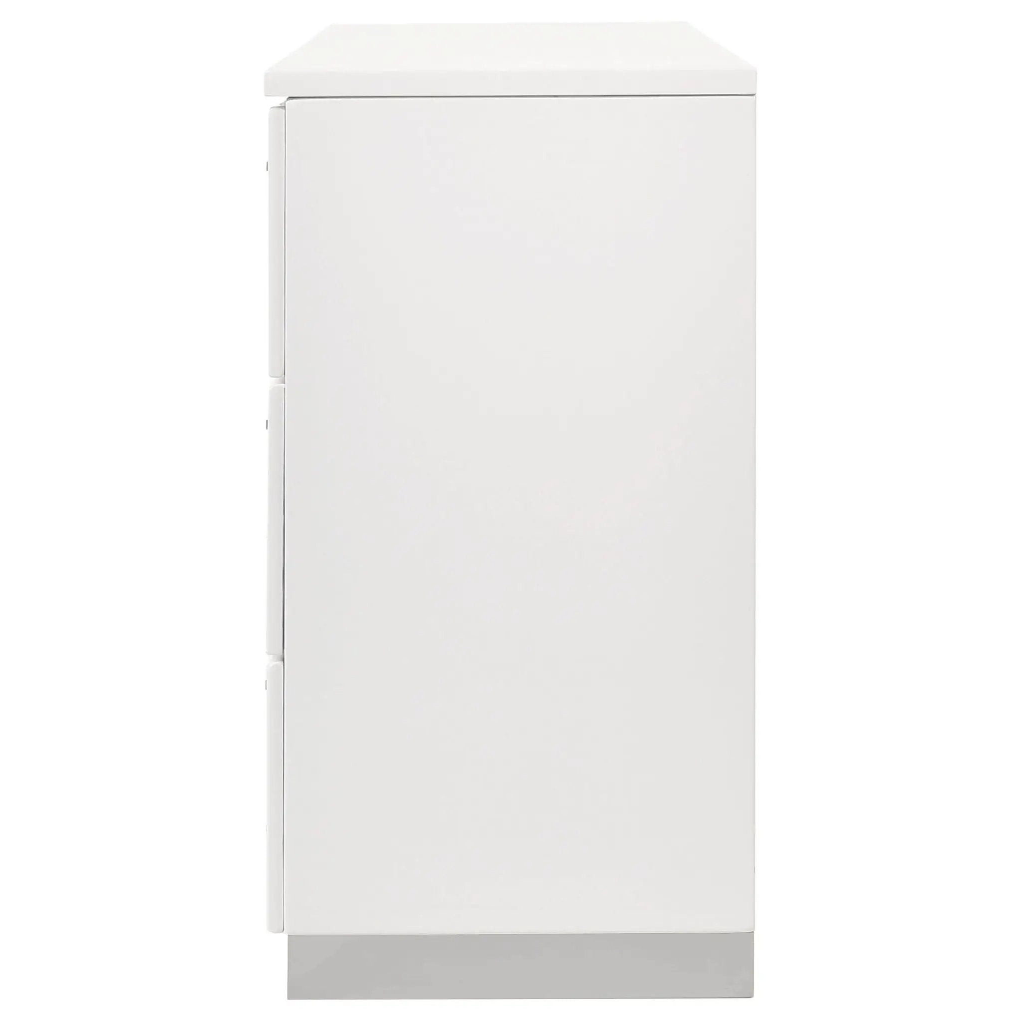 Felicity 6-drawer Dresser White High Gloss by Unique Piece Furniture