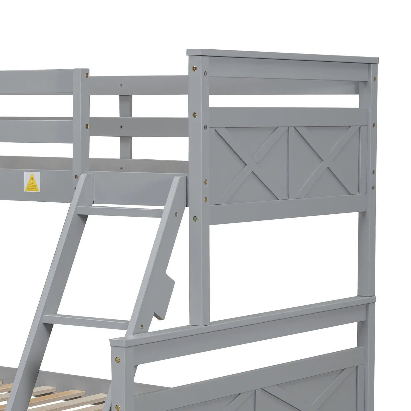 Bunk Bed With Ladder And Safety Guardrail by HouseOfZazla