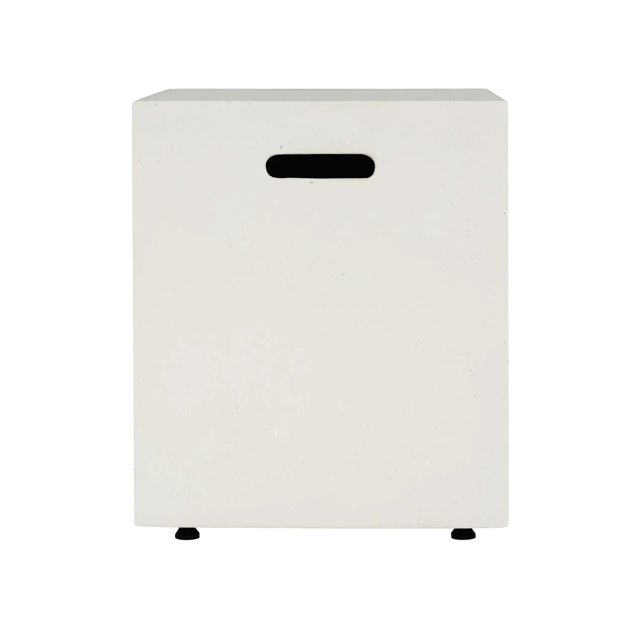 Modern Tank Holder Side Table With Smooth Concrete Surface by HouseOfZazla