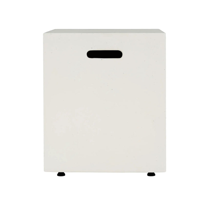 Modern Tank Holder Side Table With Smooth Concrete Surface by HouseOfZazla