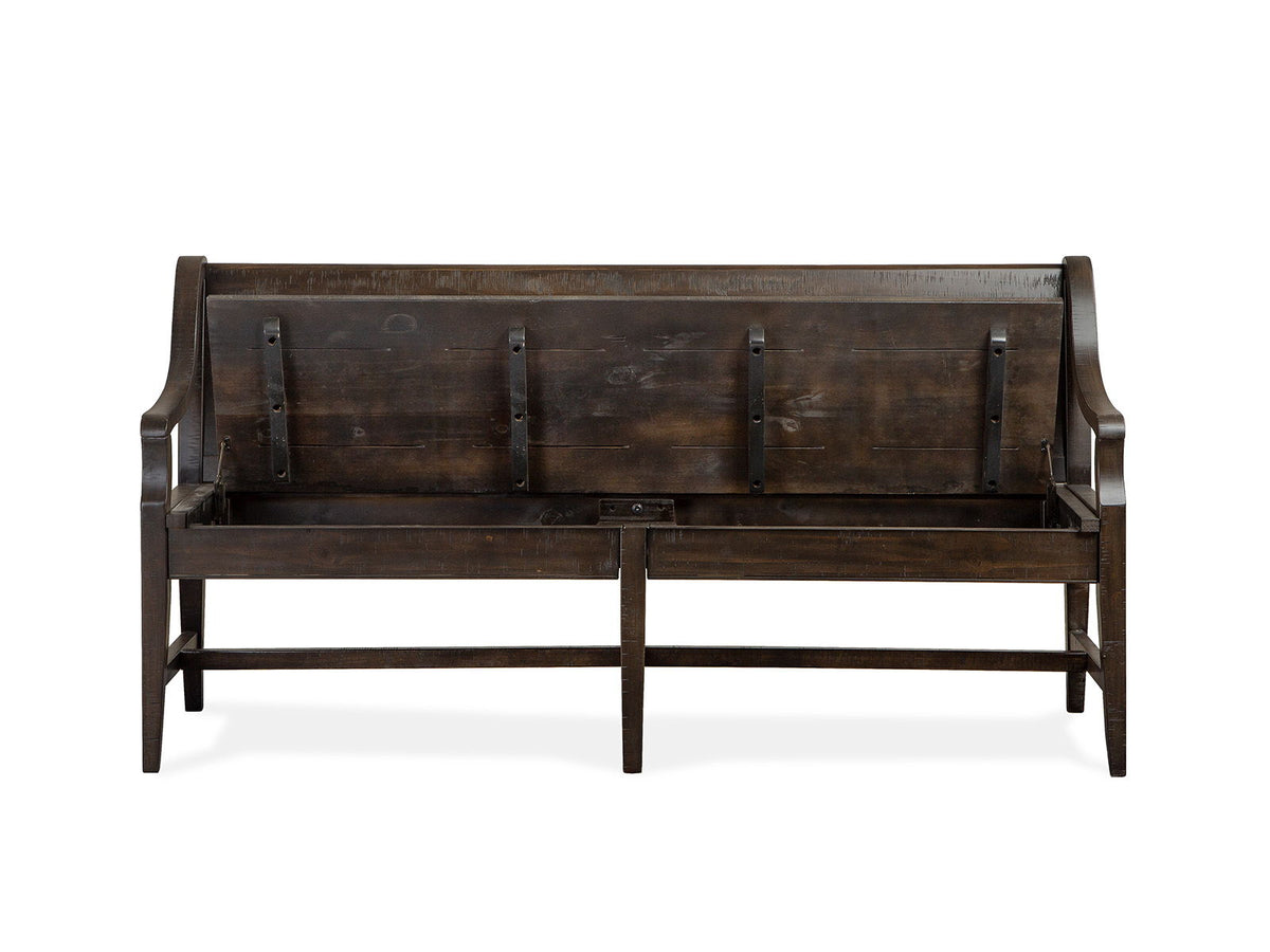 Westley Falls - Bench With Back - Graphite, photo 2 of 7