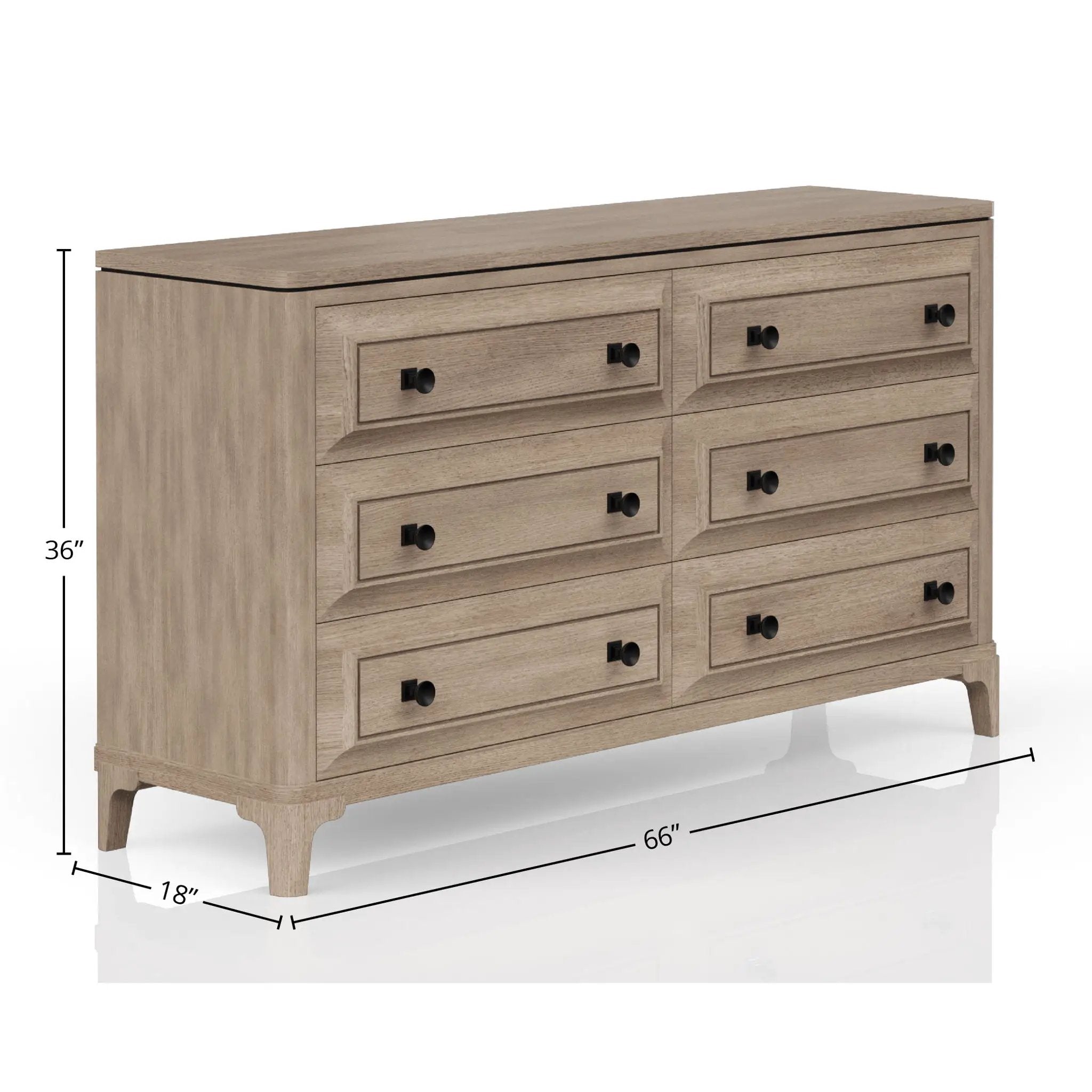 Queen Canopy Bedroom Set With A 2 Drawer Nightstand A Dresser With Poster Mirror And A Door Chest - Sand by HouseOfZazla