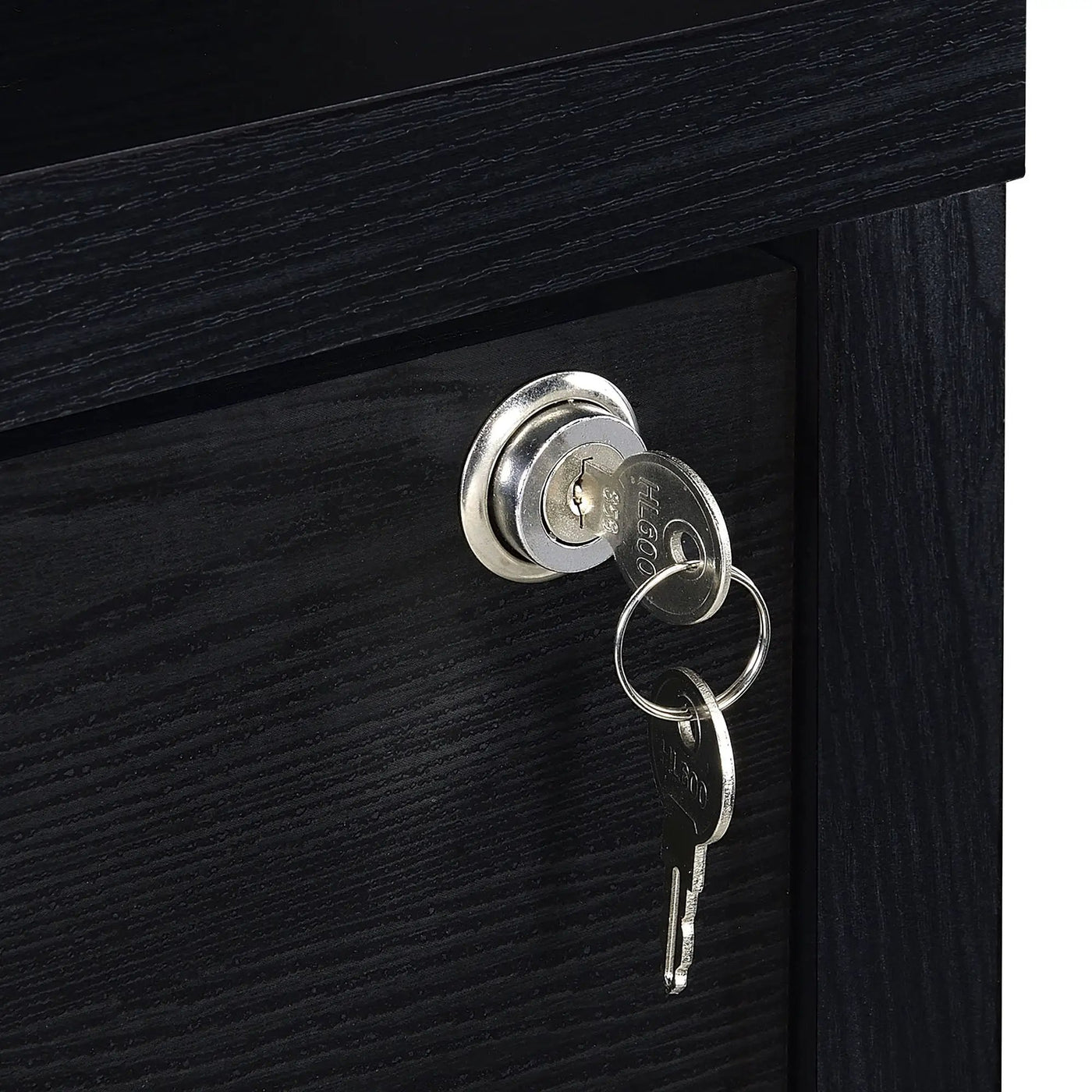 Geary - 3 Shelf Bookcase With USB Charging And Lockable Top Drawer by HouseOfZazla
