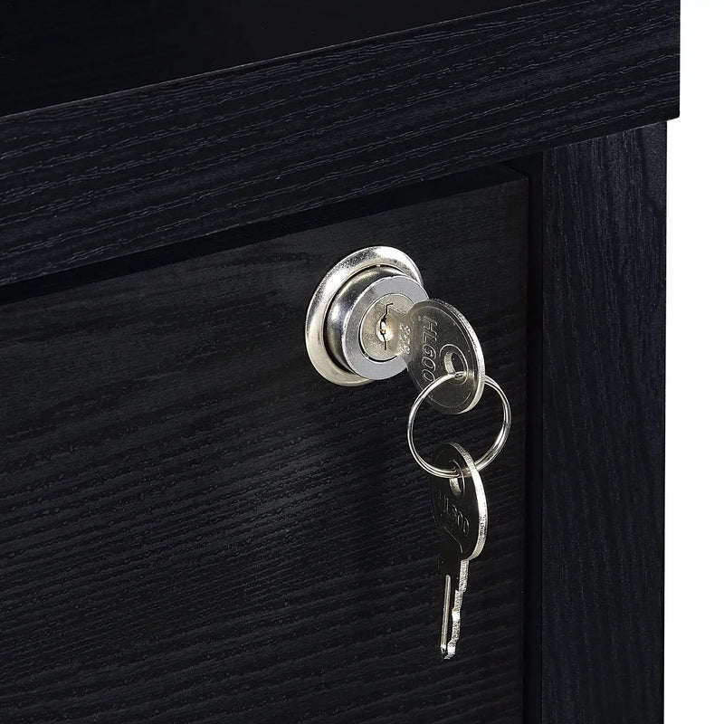 Geary - 3 Shelf Bookcase With USB Charging And Lockable Top Drawer