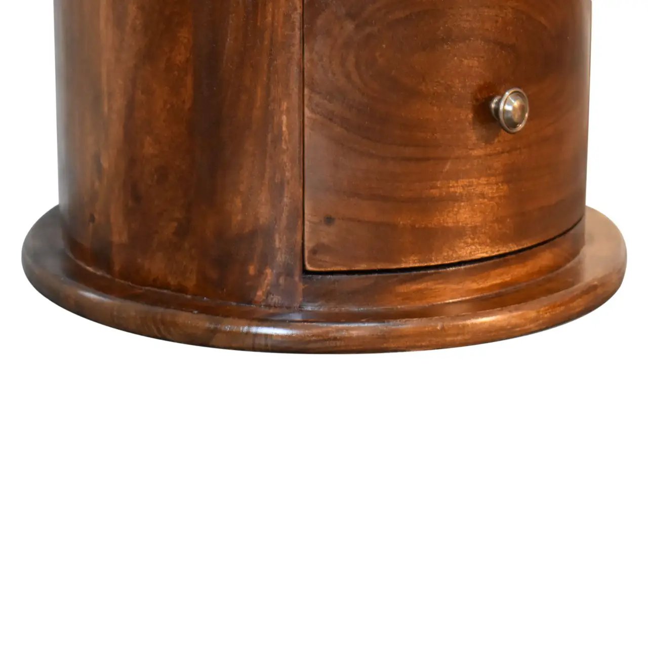 Solid Wood 3-Drawer Chestnut Drum by HouseOfZazla