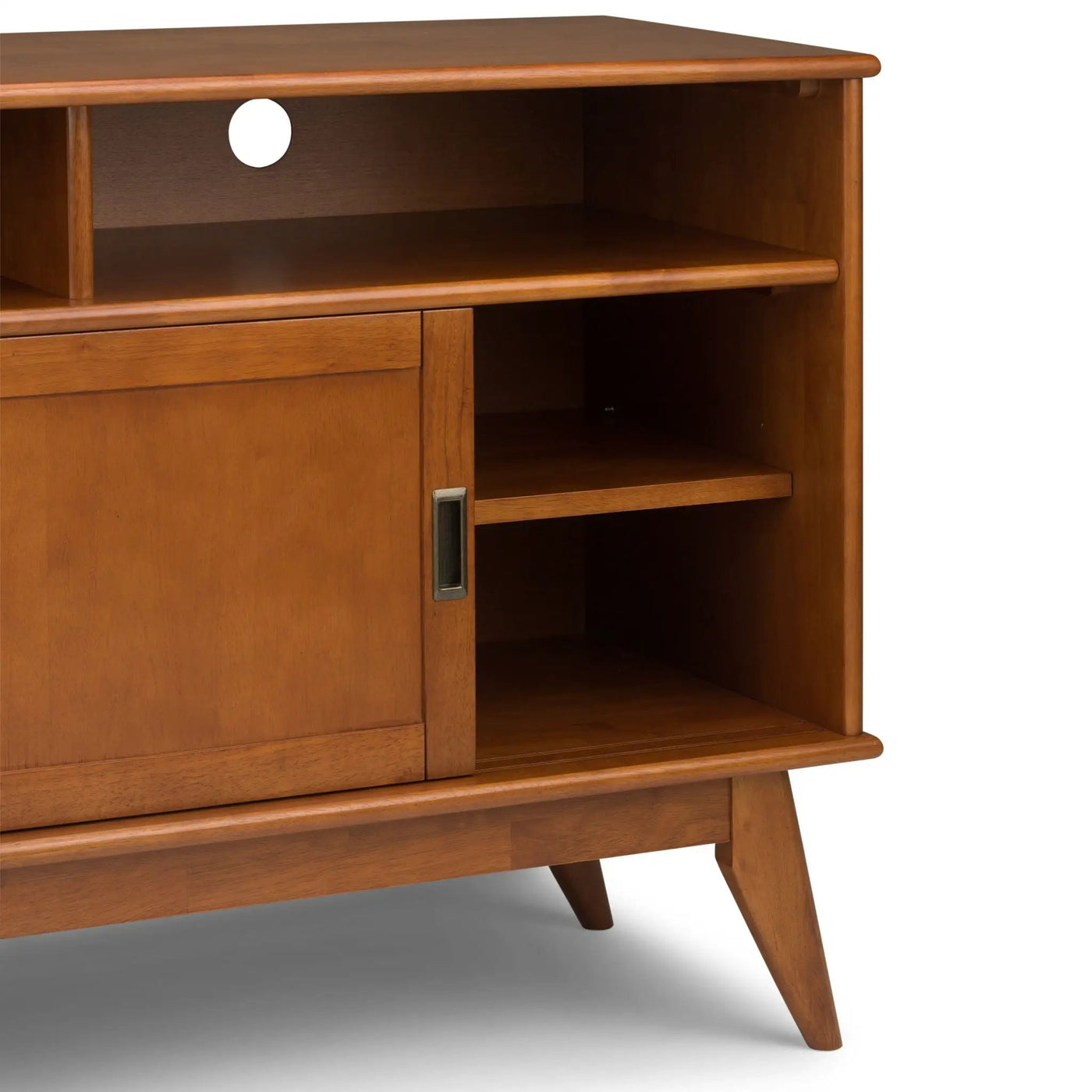 Draper - Handcrafted Mid Century Low TV Media Stand by HouseOfZazla