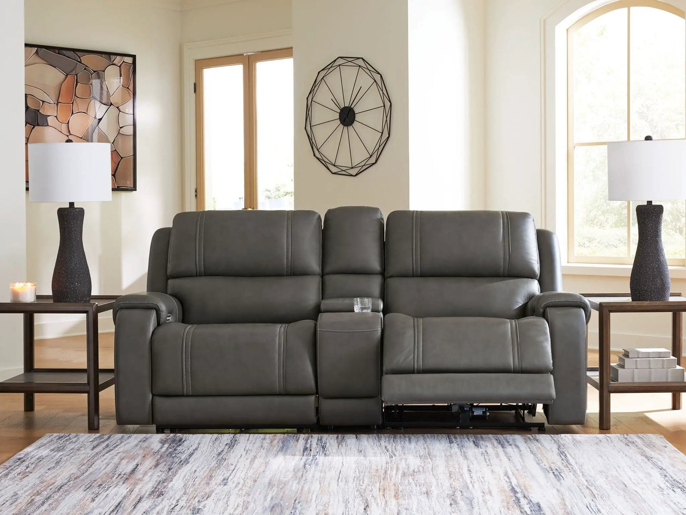 5Z - Pittson - Power Reclining Sectional by Unique Piece Furniture