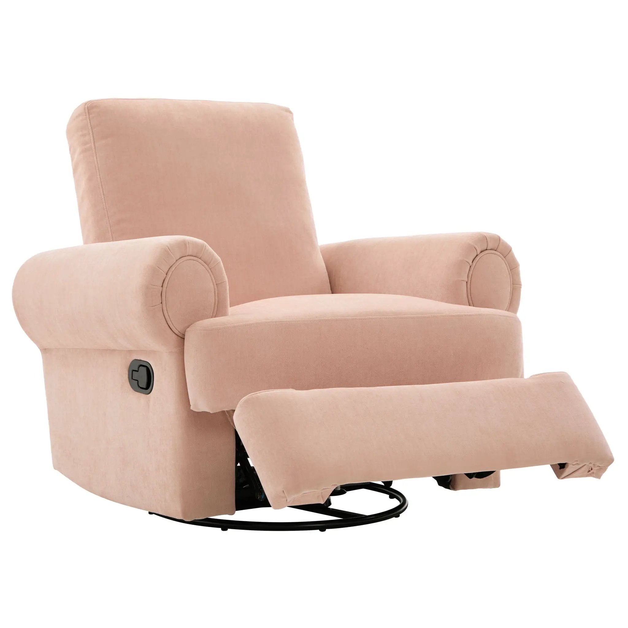 Manual Swivel Recliner Rocker Chair With Adjustable Backrest by Unique Piece Furniture