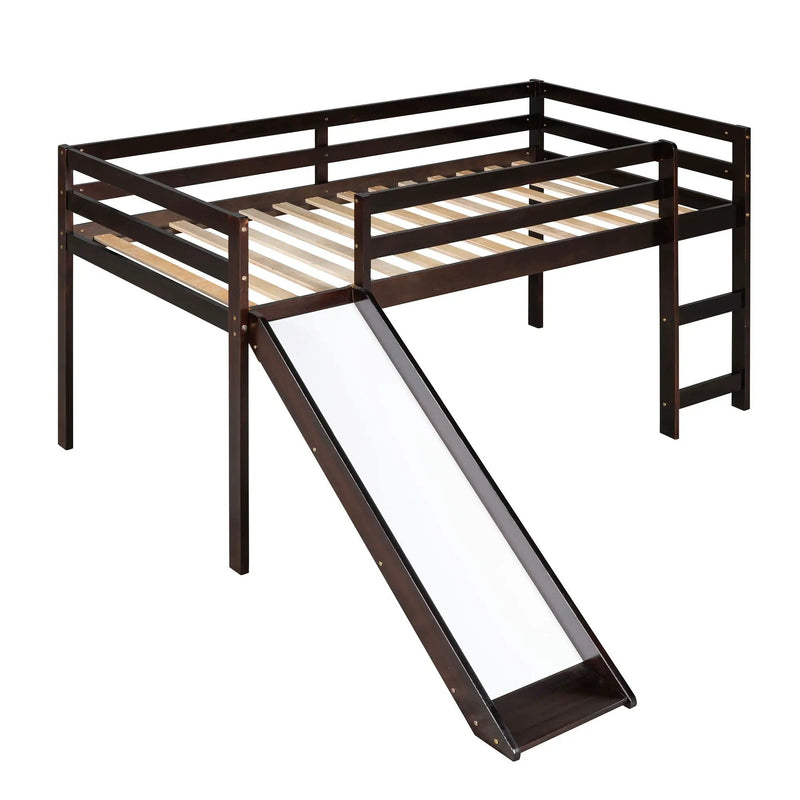 Loft Bed With Slide, Multifunctional Design