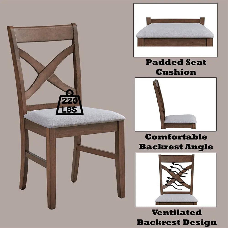 Ferris - Side Chair (Set of 2) - Brown by Unique Piece Furniture