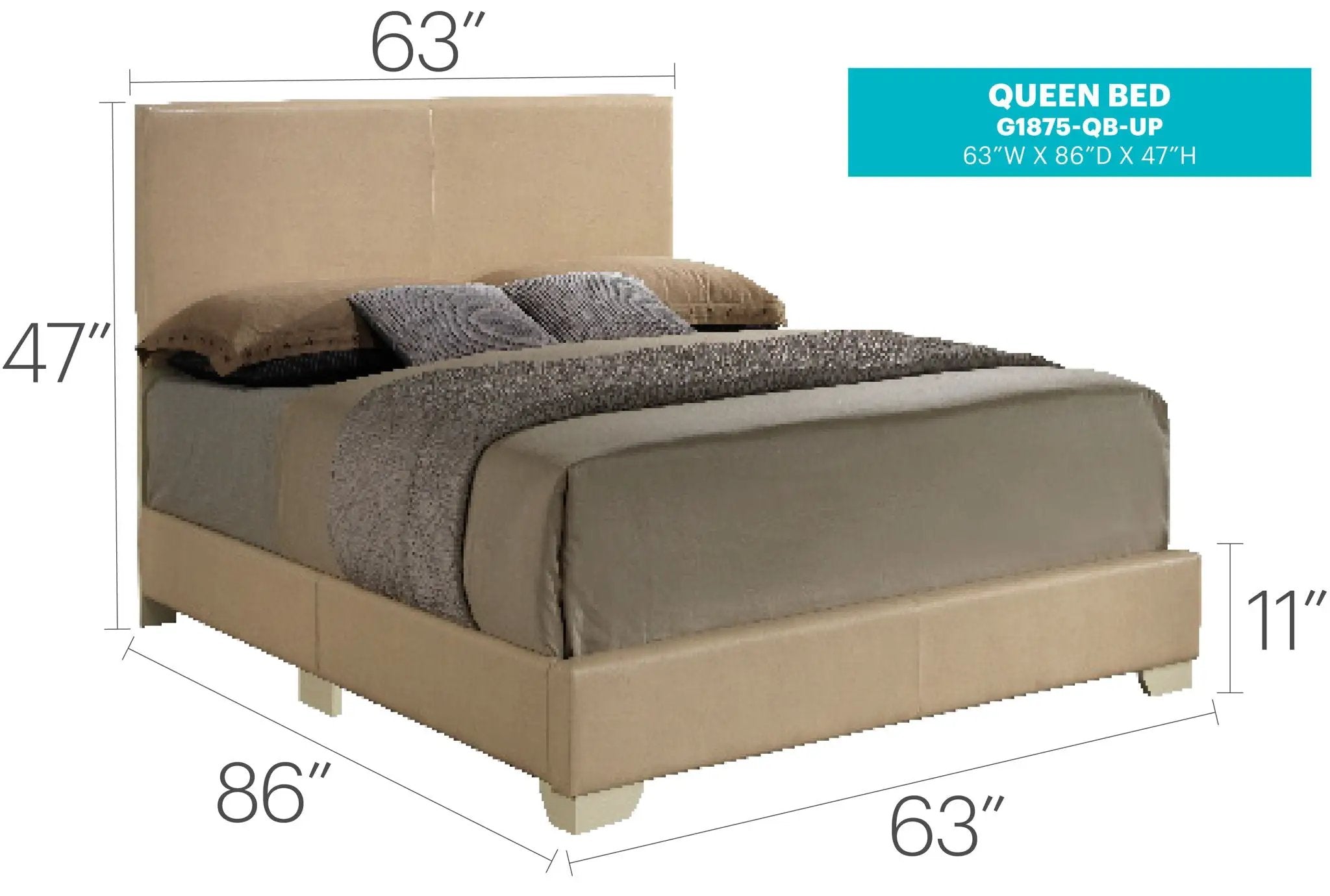 Elegant Platform Bed For Relaxed Spaces by Unique Piece Furniture