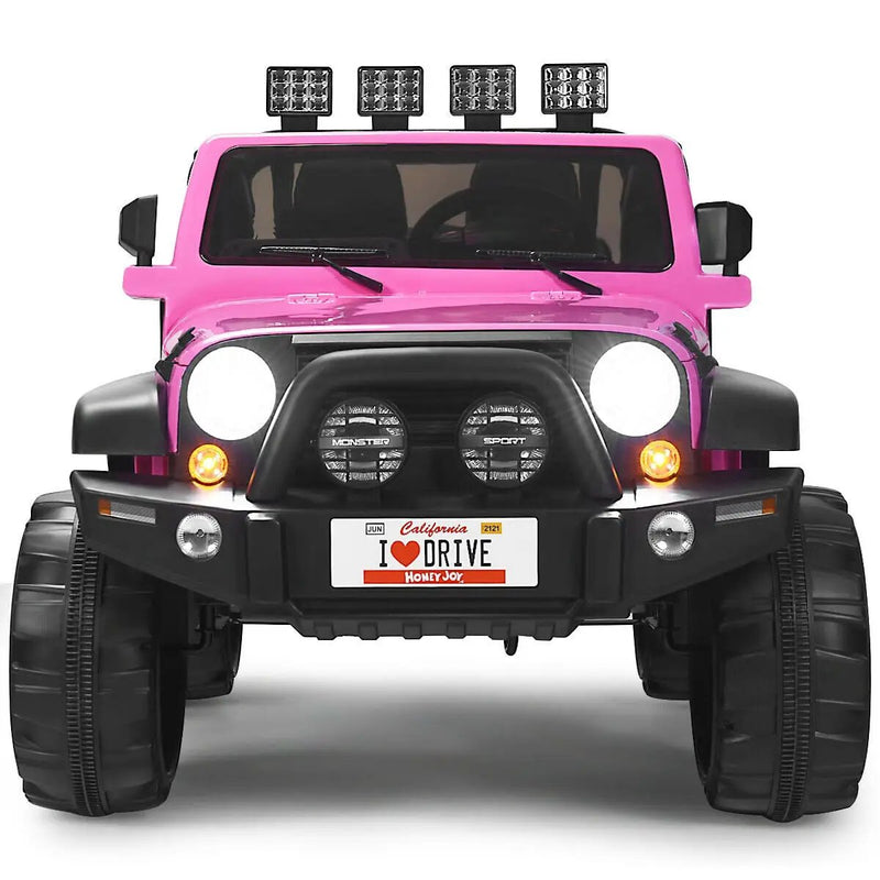 12V 2-Seater Ride on Car Truck with Remote Control and Storage Room by DirectDeals
