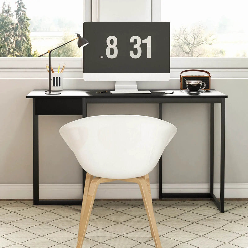48 Inch Computer Desk with Metal Frame and Adjustable Pads by DirectDeals