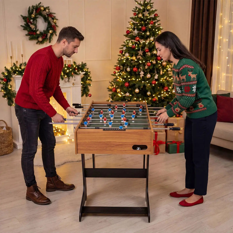 48 Inch Folding Foosball Table - Competition Size by DirectDeals