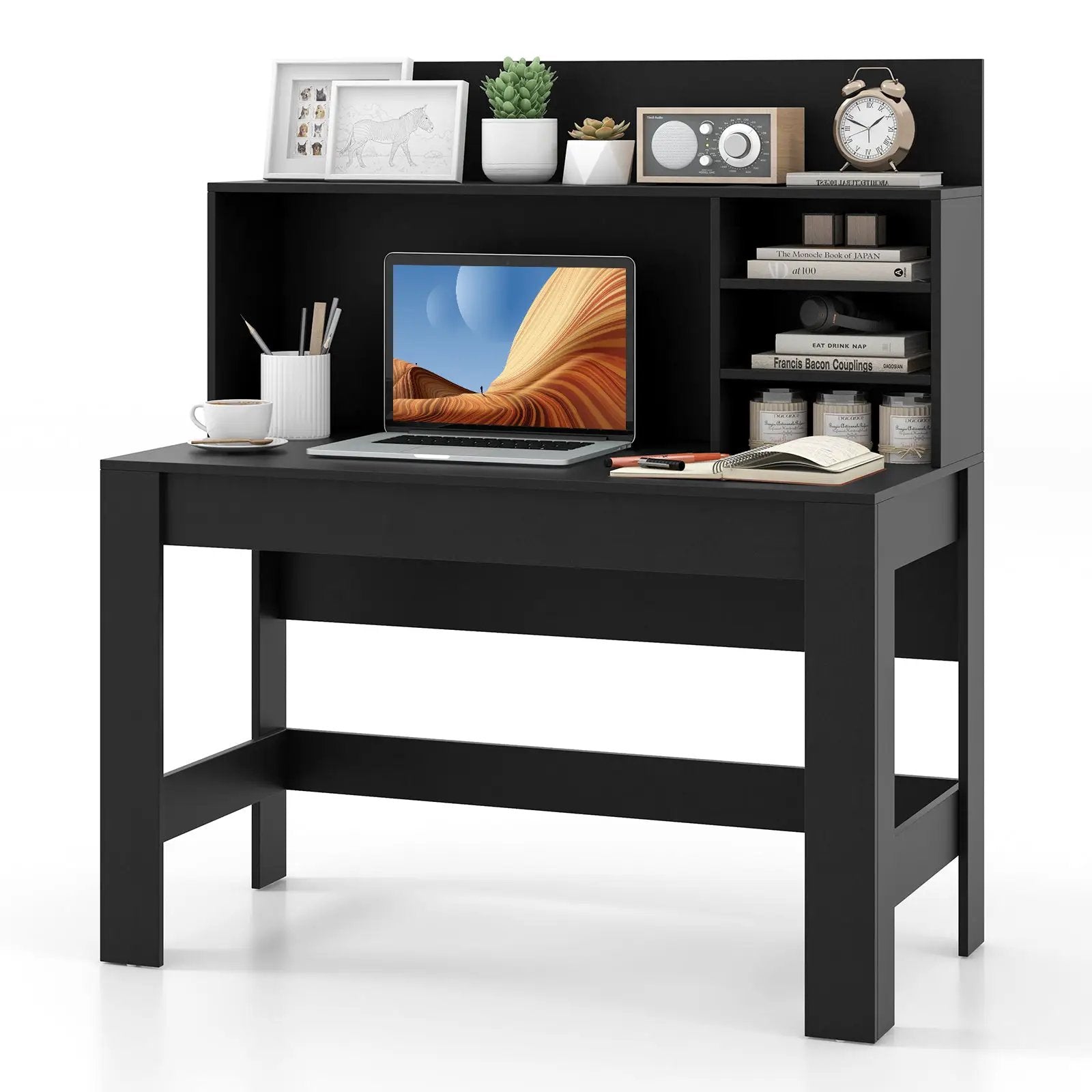 48 Inch Writing Computer Desk with Anti-Tipping Kits and Cable Management Hole by DirectDeals